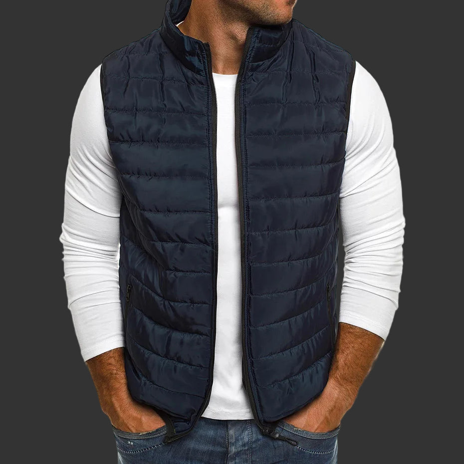 🧥 Aiwetin Men’s Sleeveless Winter Vest – Warmth, Style & Confidence in Every Layer
