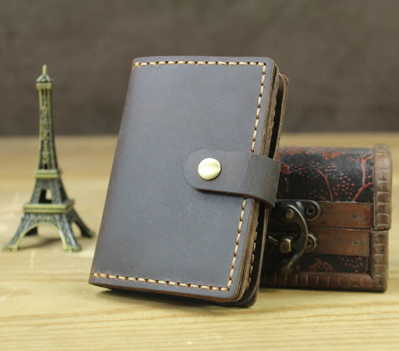 💳 Luxury Genuine Leather Card Wallet – Sleek, Stylish & Organized