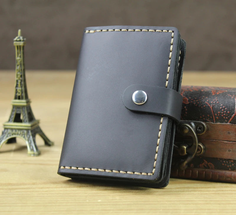 💳 Luxury Genuine Leather Card Wallet – Sleek, Stylish & Organized