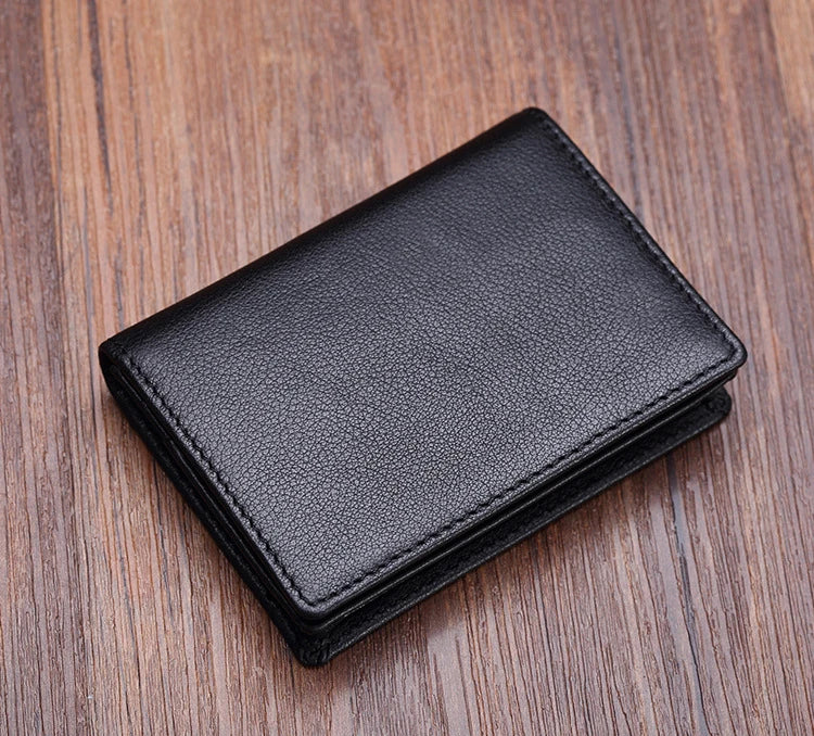 💳 Luxury Genuine Leather Card Wallet – Sleek, Stylish & Organized