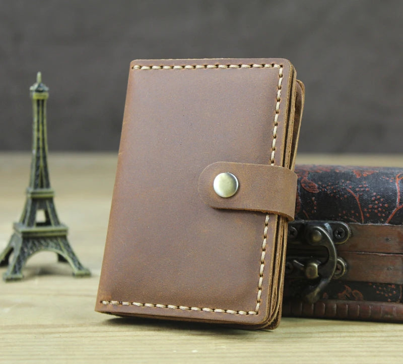 💳 Luxury Genuine Leather Card Wallet – Sleek, Stylish & Organized