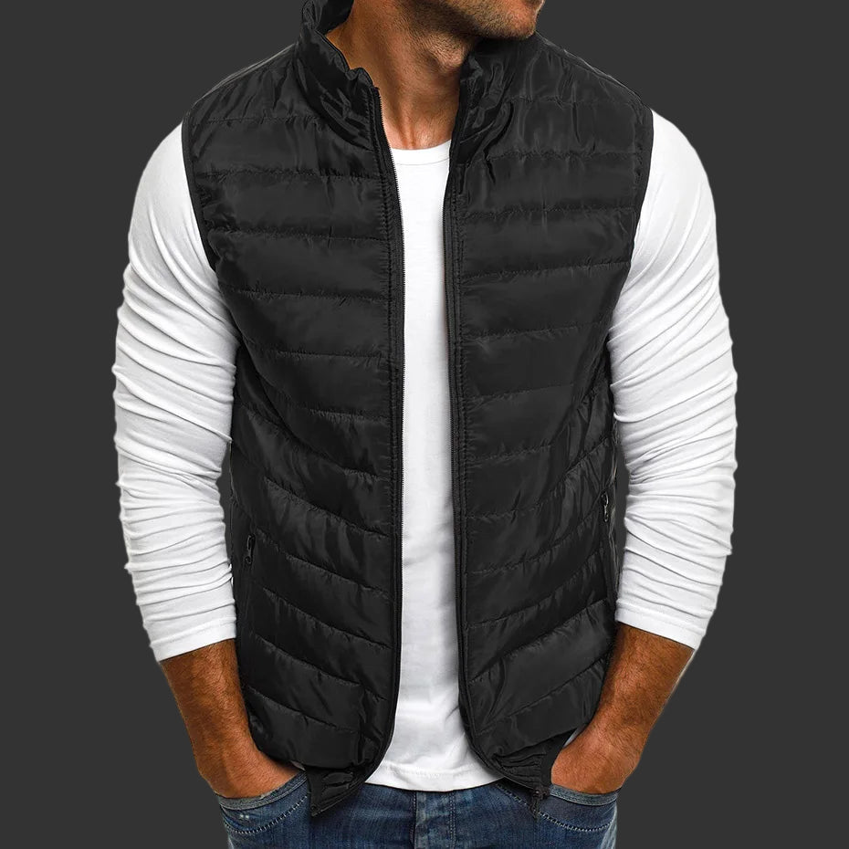 🧥 Aiwetin Men’s Sleeveless Winter Vest – Warmth, Style & Confidence in Every Layer