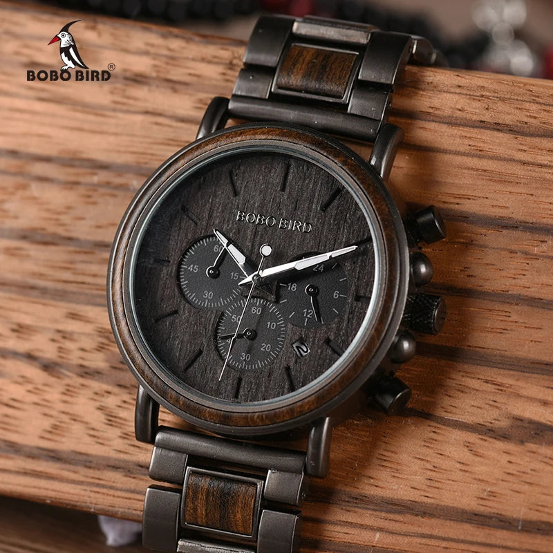 ⌚ Wood Men’s Watch – Luxury, Style & Natural Elegance