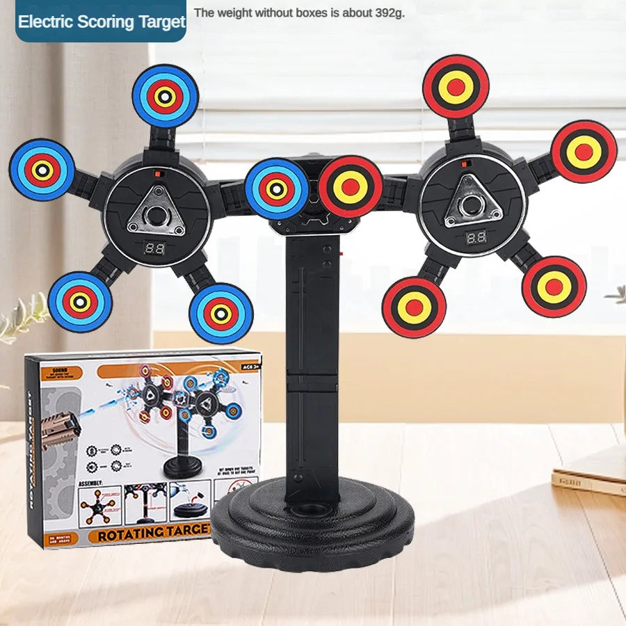 Auto-Reset Electric Target For Guns Desktop games Shooting competition party game scoring Practice Target for kids adult gifts