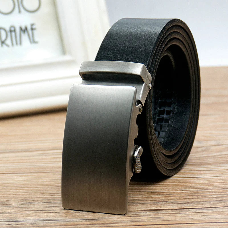 🏆 High-Quality Genuine Leather Belt for Men – Adjustable & Stylish