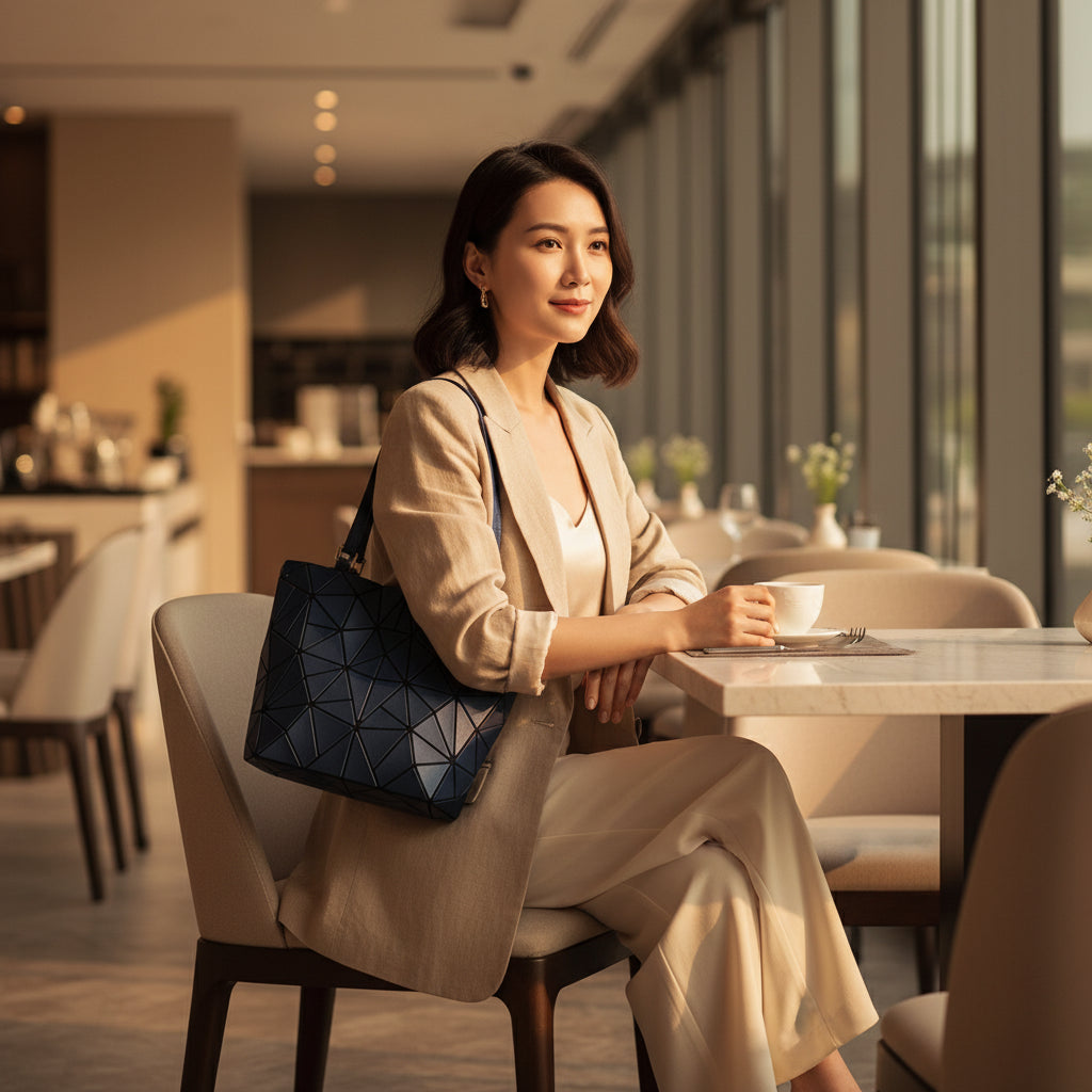 ✨ Luxury Geometric Tote Bucket Bag – Designer Fashion Crossbody for Women