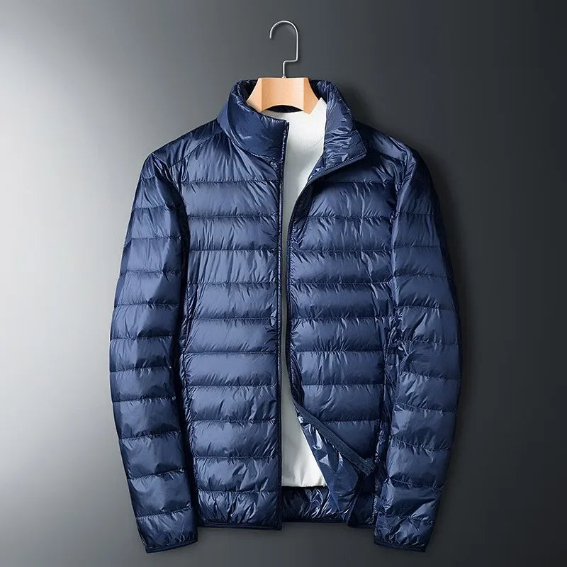 🧥 Men’s Super Light Down Jacket — Ultimate Warmth Meets Modern Style