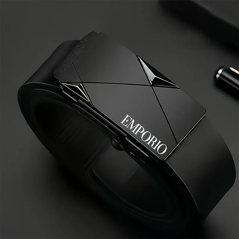 👔 Men’s PU Leather Belt – Style That Works Everywhere