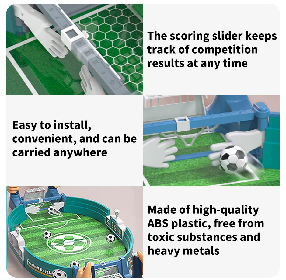Soccer Table Football Board Game For Family Party Game Tabletop Play Ball Soccer Toys Portable Sport Outdoor Toy Gift For Kids