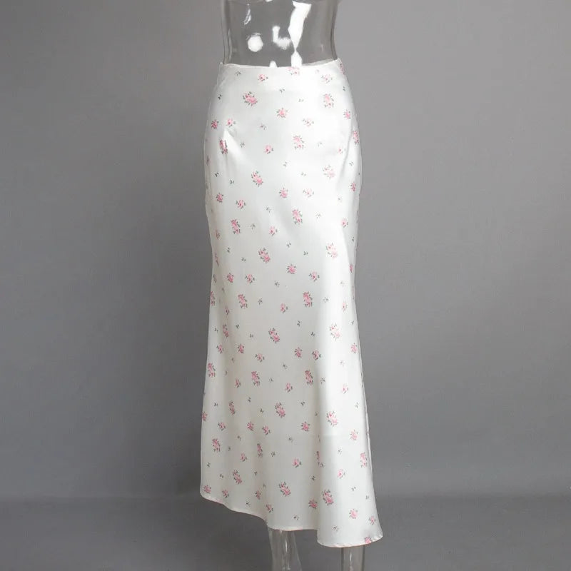 🌸 Summer Printed High Waist Long Skirt – Where Elegance Meets Modern Chic