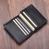 💳 Luxury Genuine Leather Card Wallet – Sleek, Stylish & Organized