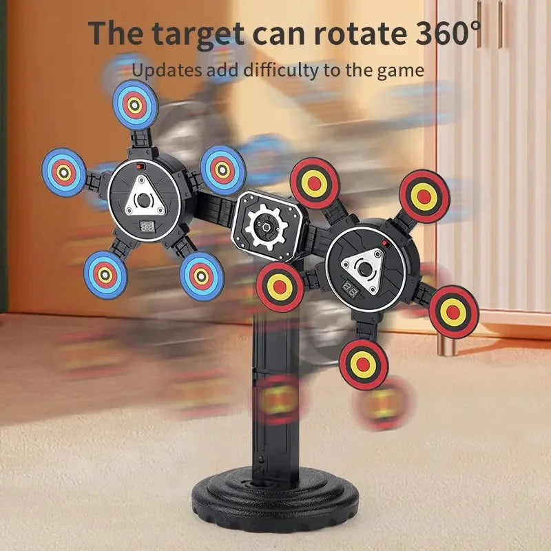 Auto-Reset Electric Target For Guns Desktop games Shooting competition party game scoring Practice Target for kids adult gifts