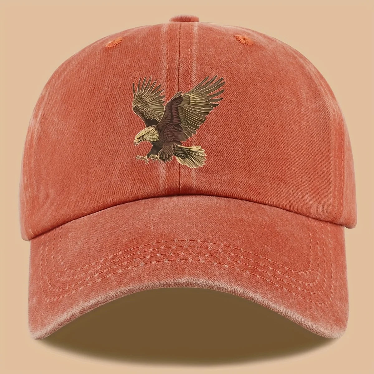 🧢 Eagle Printed Adjustable Baseball Cap – Style Meets Comfort for Every Adventure!