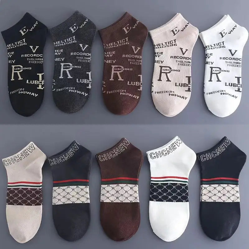 🧦 10 Pairs Men’s Summer Low-Top Socks – Stylish, Cool & Comfortable