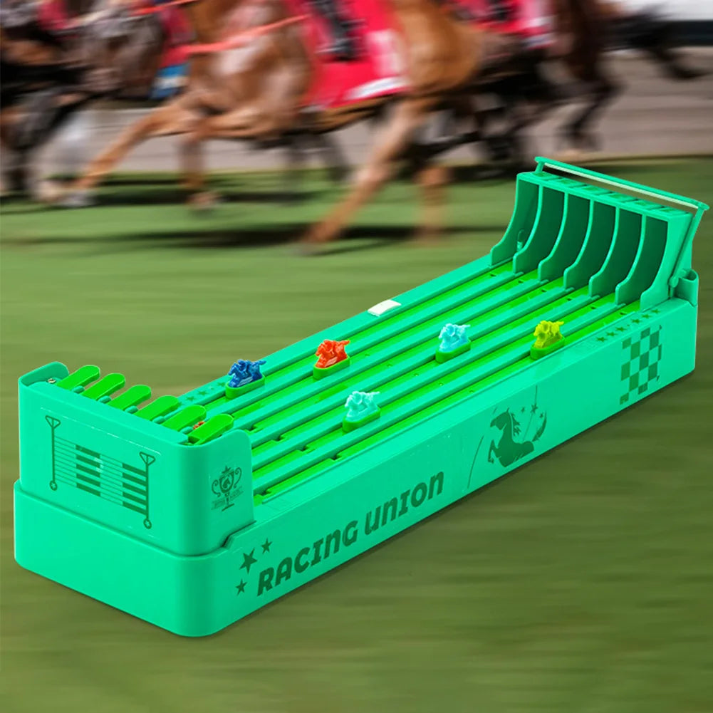 Horse Race Board Game Electronic Desktop Game Battery Powered Horse Racing Machine Set Interactive Family Party Toy