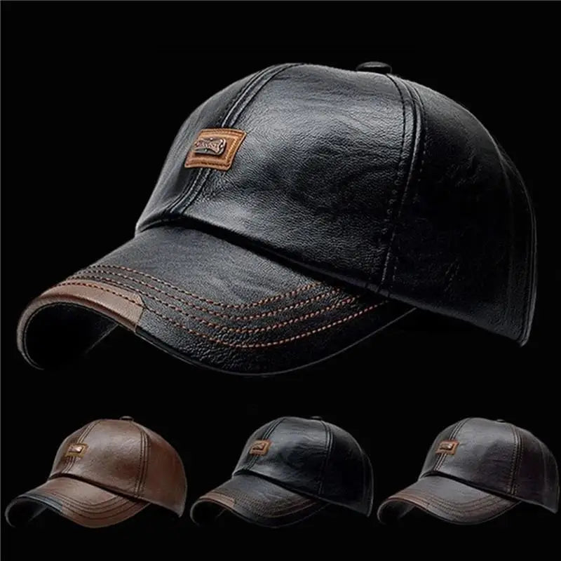 🧢 New Fashion Leather Baseball Cap – Stay Warm, Stylish & Confident All Season Long