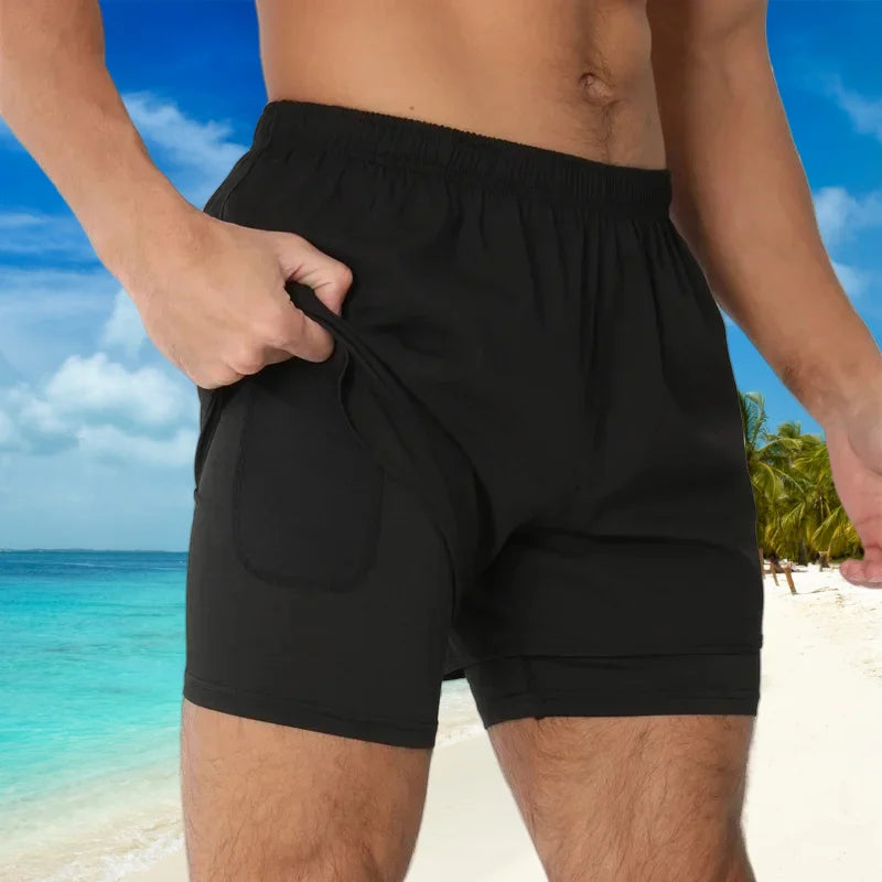 🏃‍♂️ Men’s 2-in-1 Running Shorts – Breathable, Quick-Dry, and Perfect for Every Workout