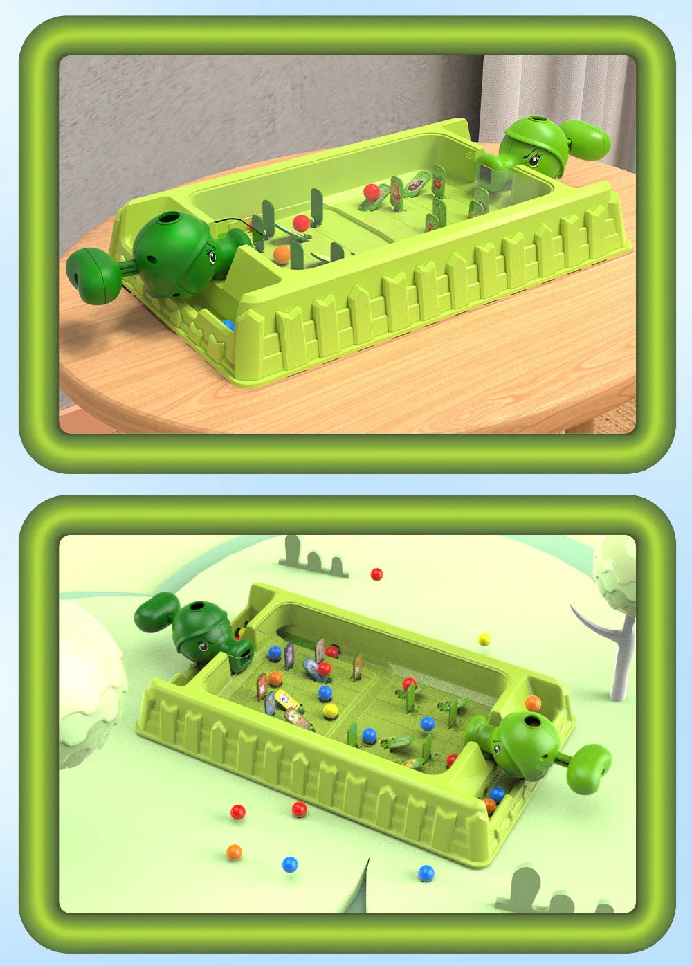 Battle catapult desktop toy parent-child interaction two person pinball machine shooting table thinking game children's puzzle