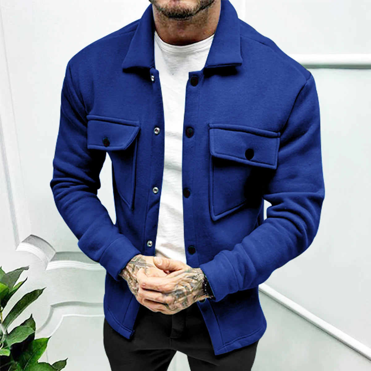 🧥 Men’s Winter Fleece Jacket – Cross-Border Amazon Bestseller