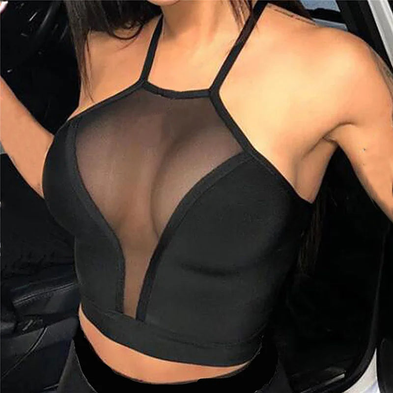🔥 Sexy Mesh Crop Top – The Ultimate Summer Statement
