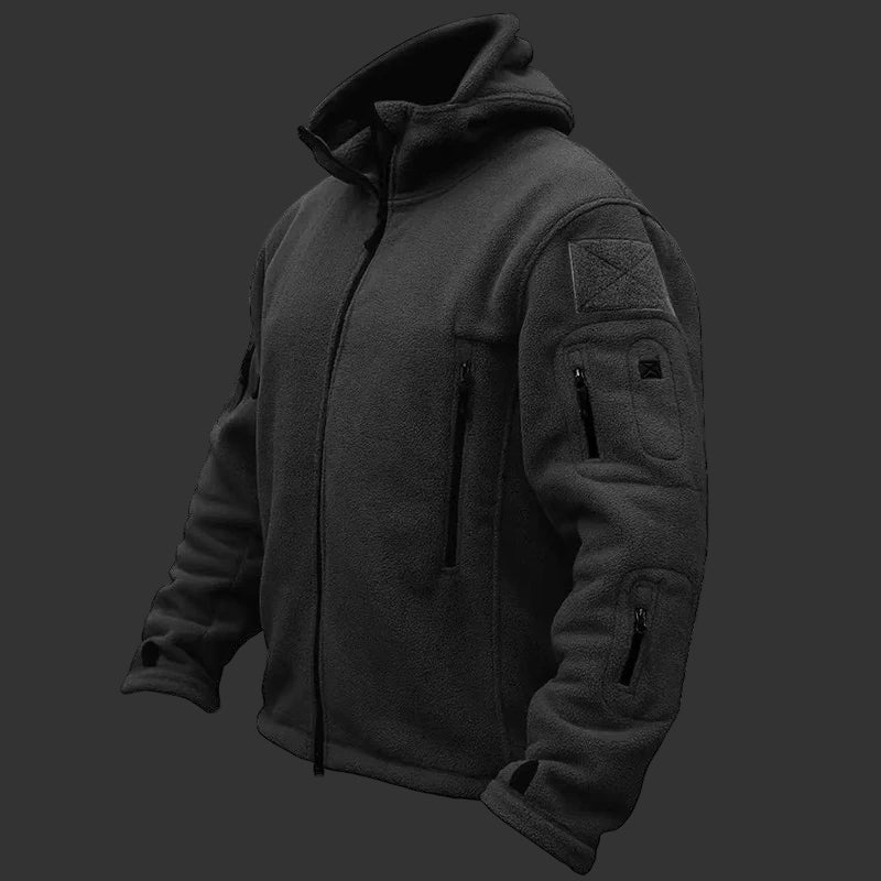 🧥 Men’s Tactical Fleece Jacket – Built for Adventure. Designed for Comfort.