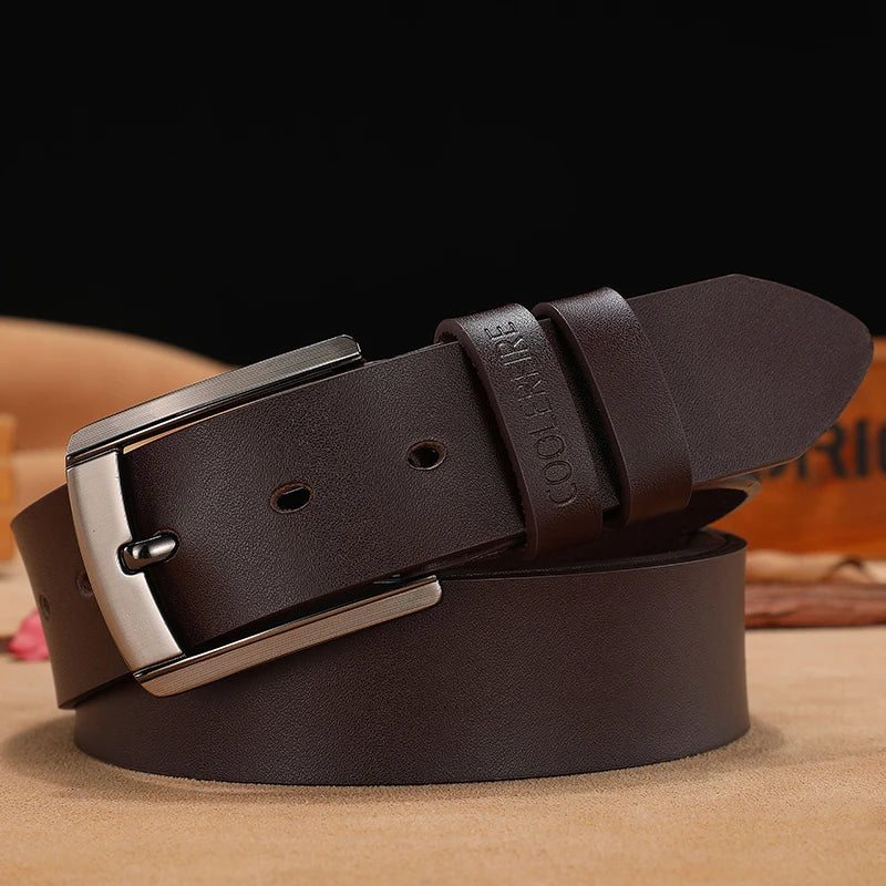 🔥 Premium Genuine Leather Men’s Belt – Luxury Style Meets Rugged Strength 🔥