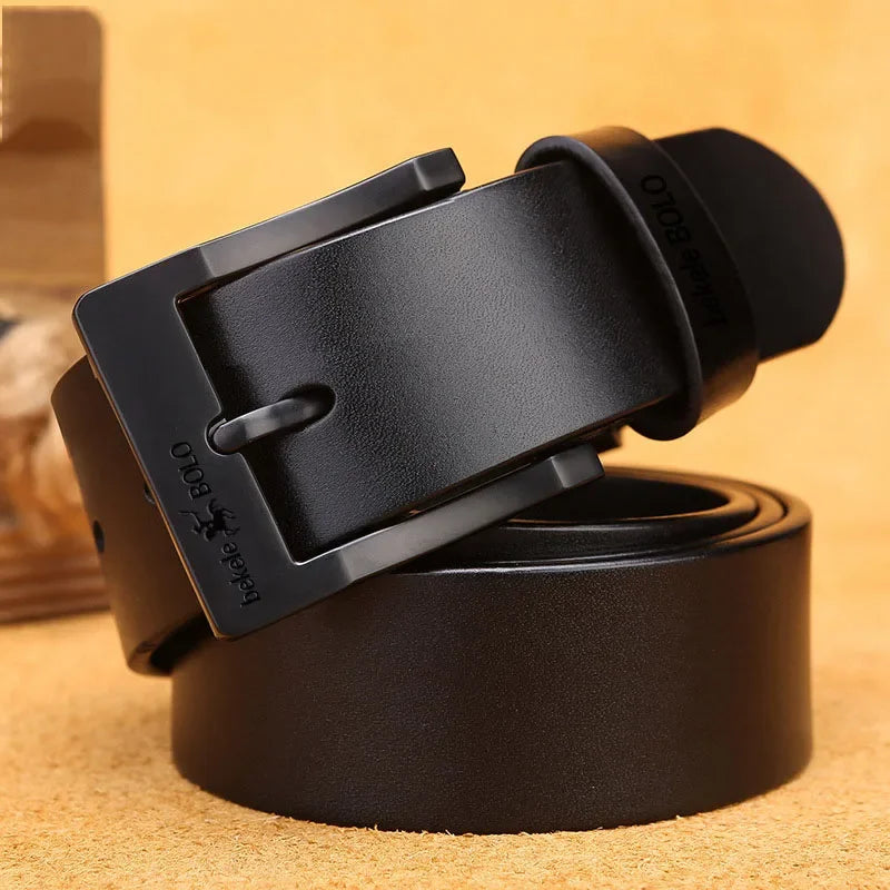 💼 Luxury Designer Men’s Genuine Leather Belt – Style That Defines Success