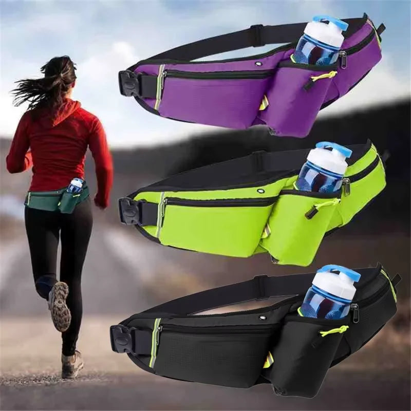 🎽 Running Waist Bag with Water Bottle Holder – Stay Fast, Light & Hydrated!