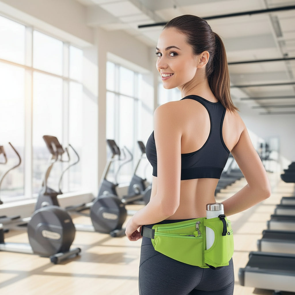 🎽 Running Waist Bag with Water Bottle Holder – Stay Fast, Light & Hydrated!