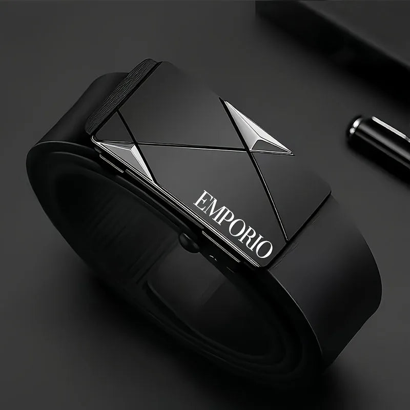 👔 Men’s PU Leather Belt – Style That Works Everywhere