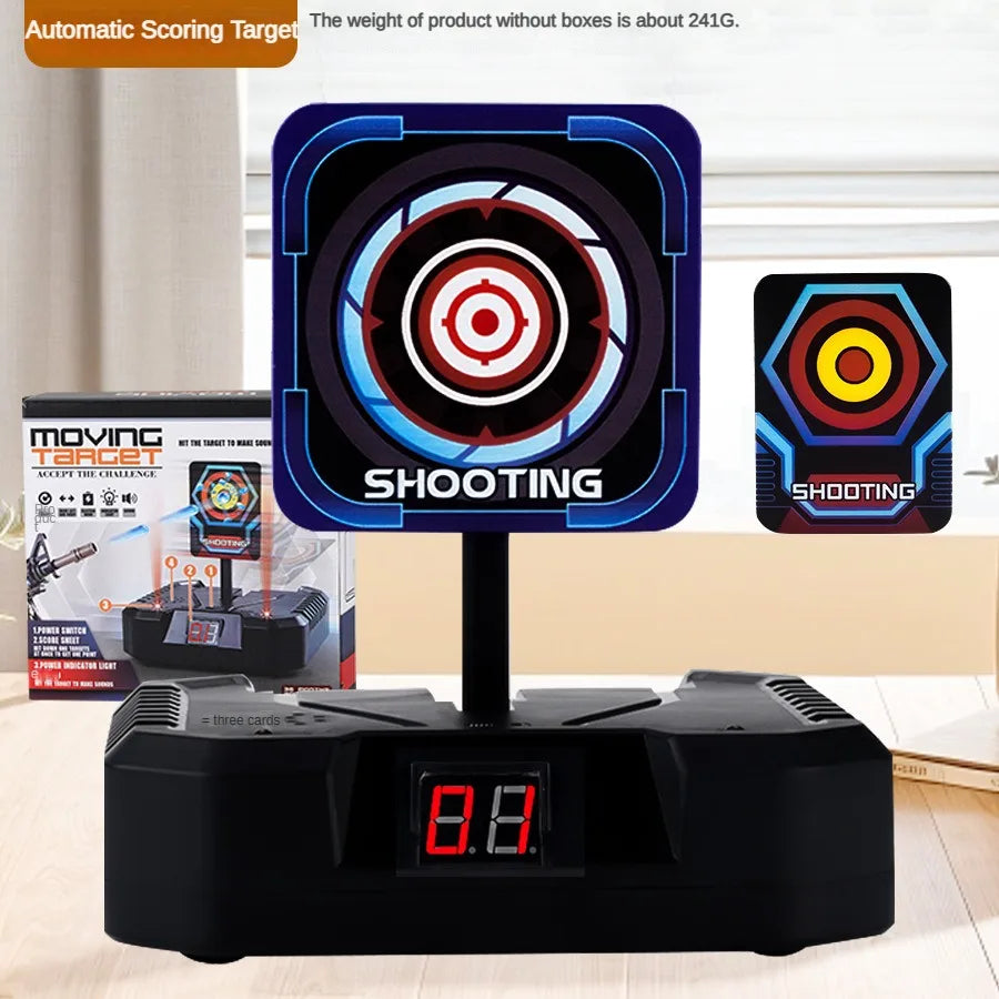 Auto-Reset Electric Target For Guns Desktop games Shooting competition party game scoring Practice Target for kids adult gifts