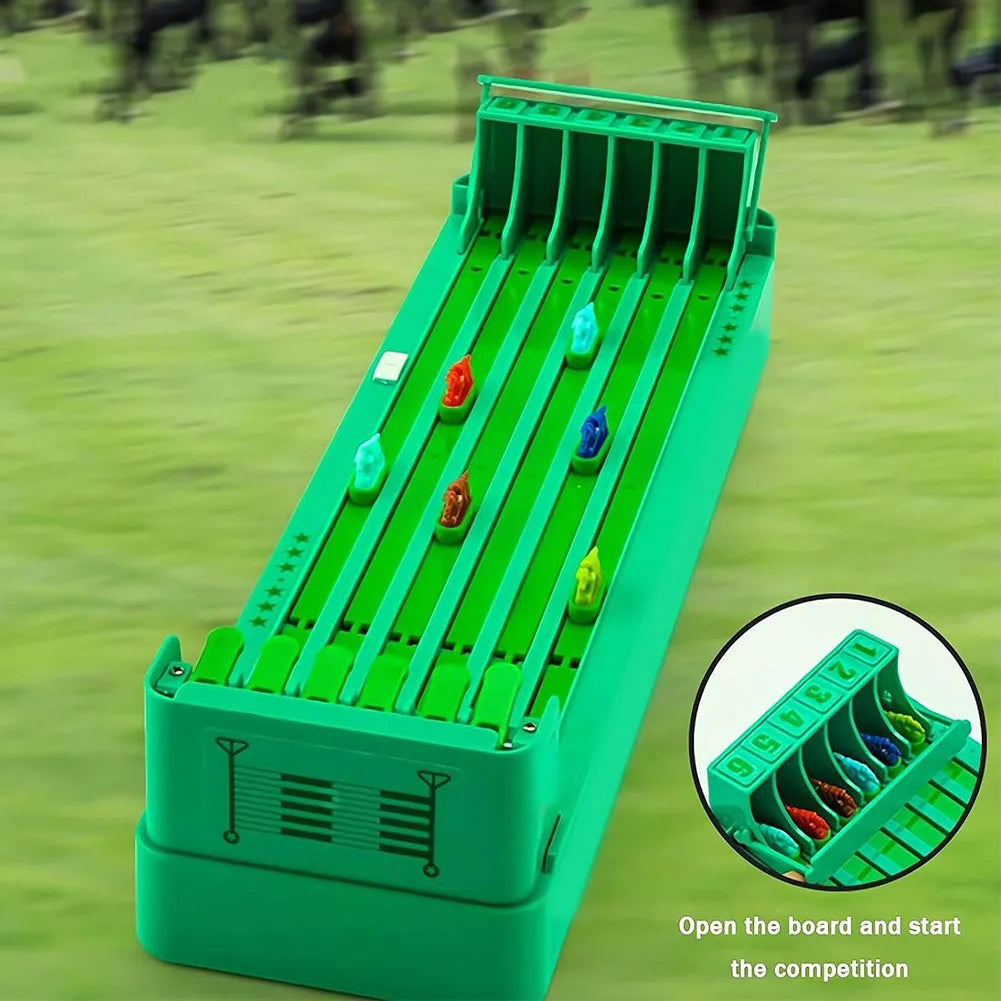 Horse Race Board Game Electronic Desktop Game Battery Powered Horse Racing Machine Set Interactive Family Party Toy