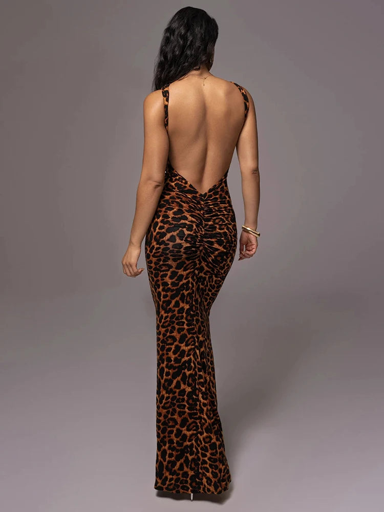🐆 Unleash Your Wild Side — The Ultimate Leopard Print Bodycon Dress
