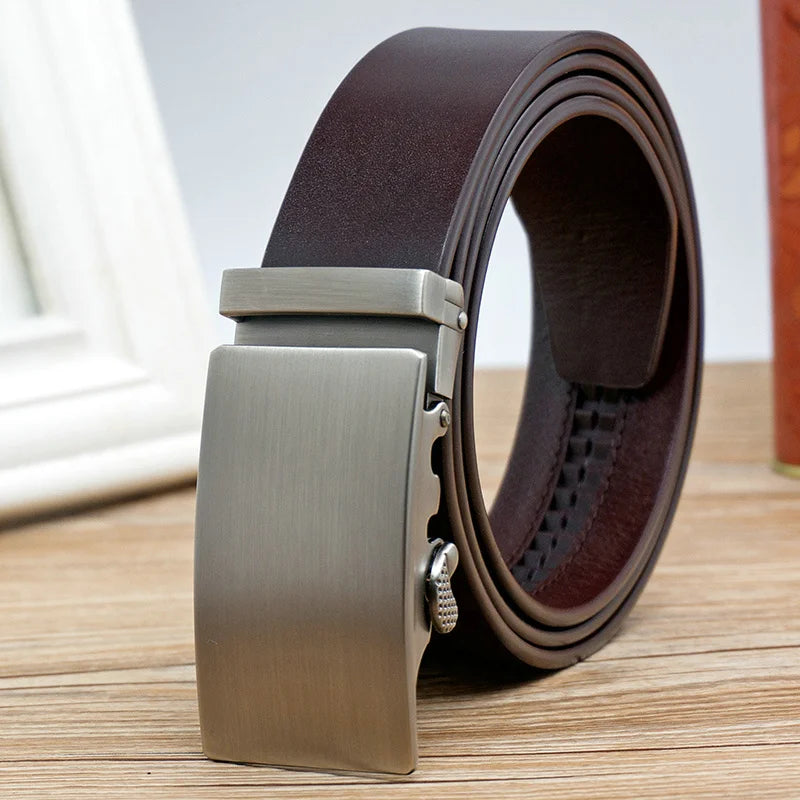 🏆 High-Quality Genuine Leather Belt for Men – Adjustable & Stylish