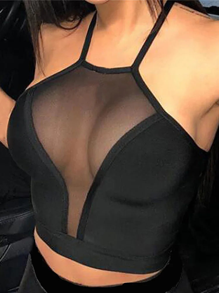 🔥 Sexy Mesh Crop Top – The Ultimate Summer Statement