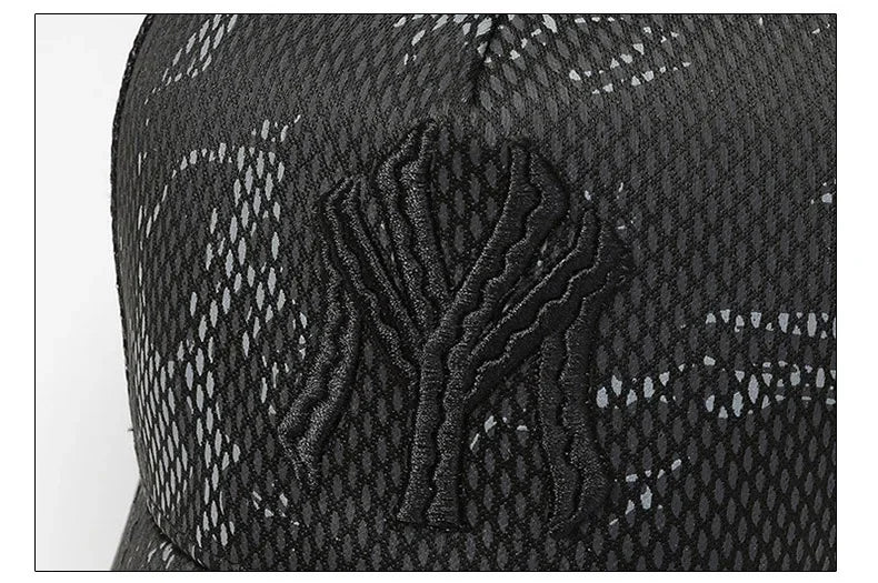 New Summer Hat Men's Letter Embroidery Versatile Couple Sunscreen Sunshade Baseball Cap Sports Tennis Hat Travel Cap Men