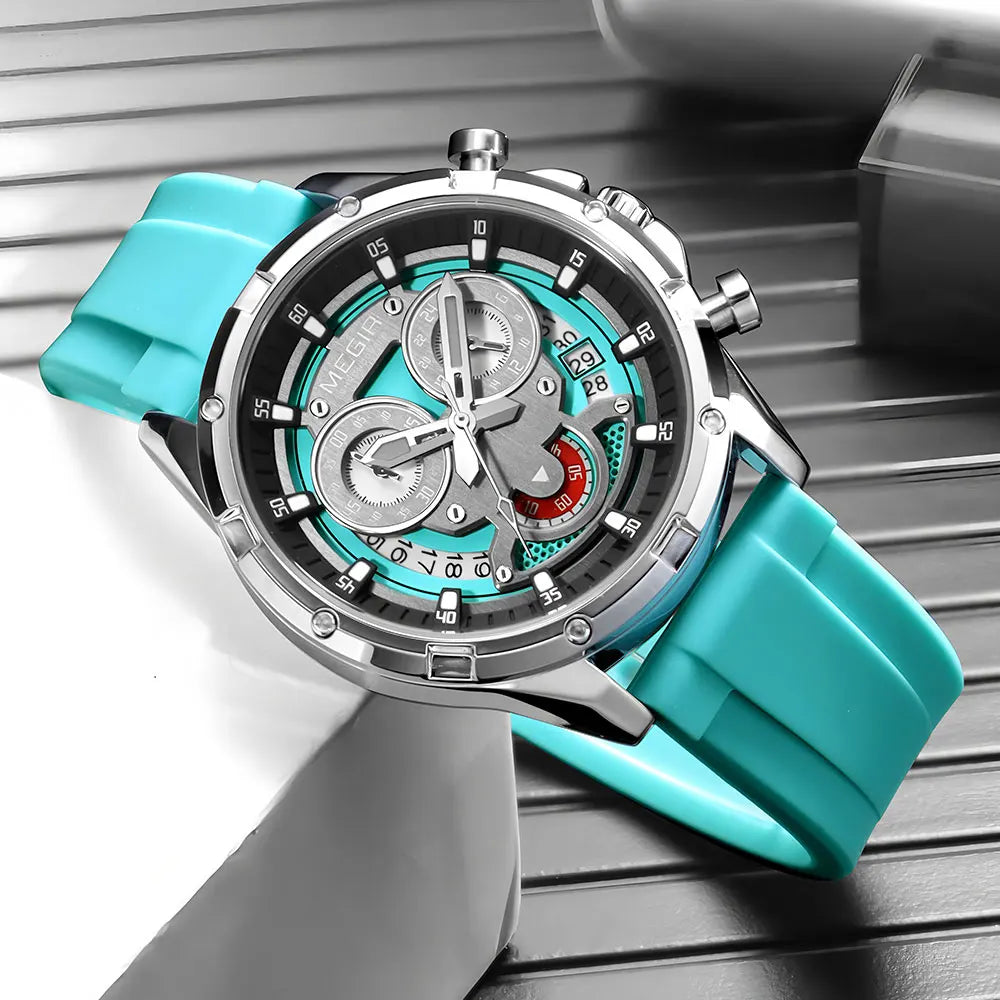 ⌚ MEGIR New Sport Chronograph Watch for Men