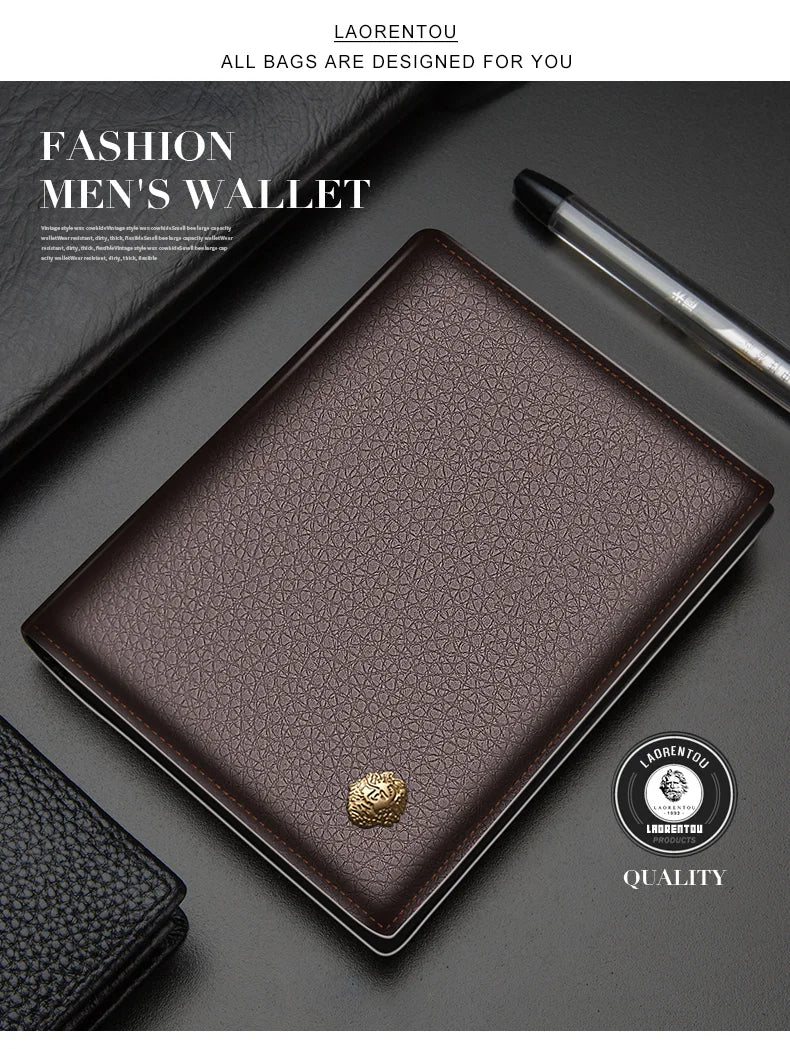 🔥 Men’s Genuine Leather Wallet – The Perfect Gift of Style, Simplicity & Strength 🔥