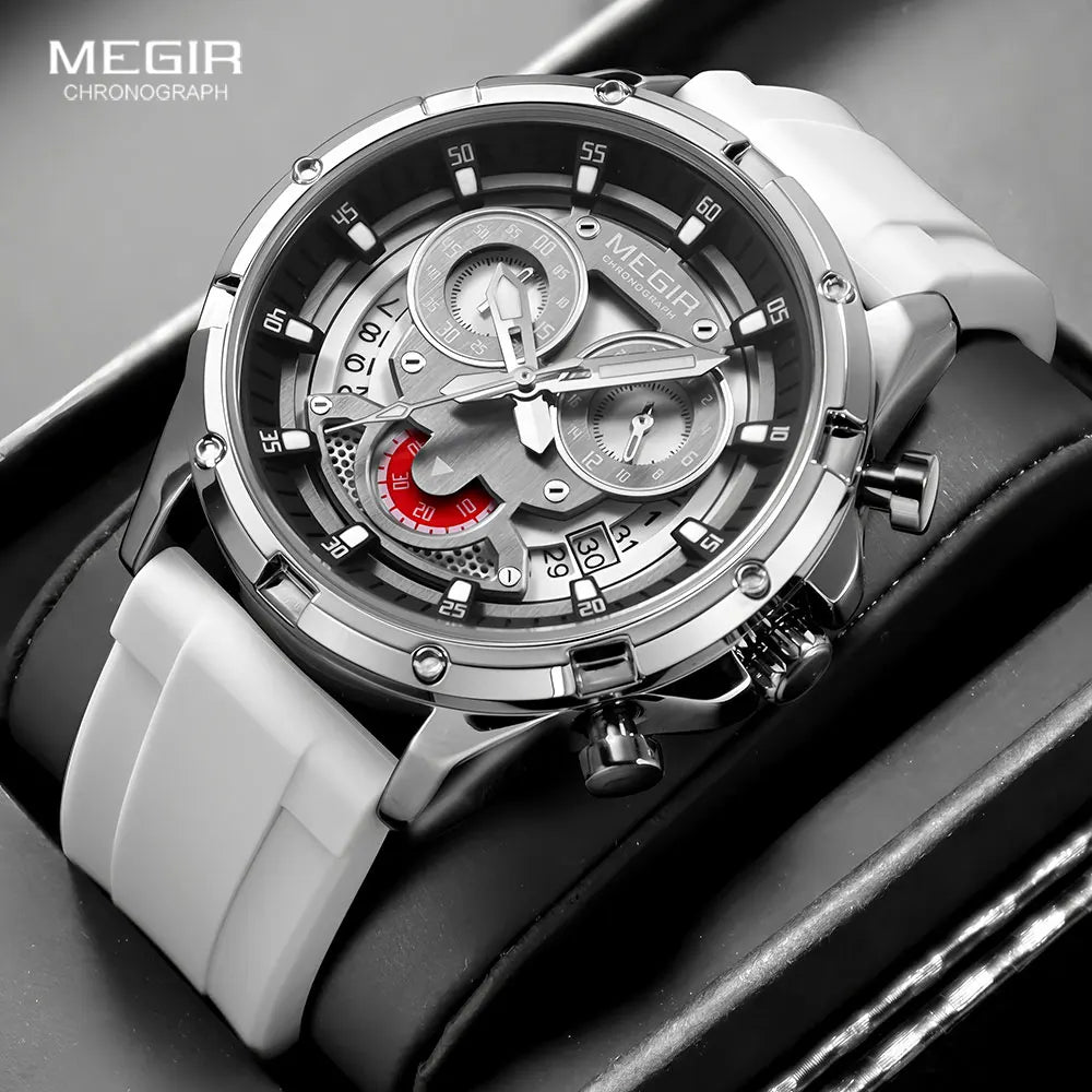 ⌚ MEGIR New Sport Chronograph Watch for Men