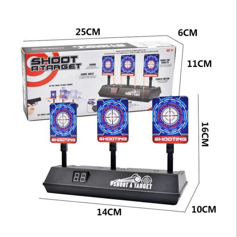 Auto-Reset Electric Target For Guns Desktop games Shooting competition party game scoring Practice Target for kids adult gifts