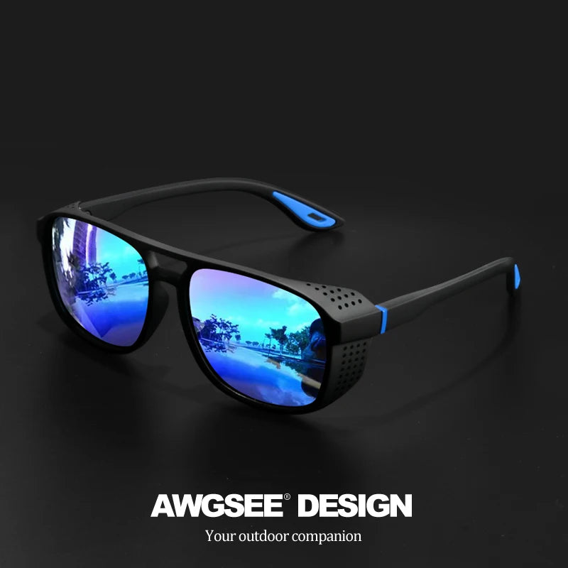 🕶️ Professional Sports Sunglasses – Polarized Windproof UV400 Protection for Cycling, Running & Outdoor Adventures