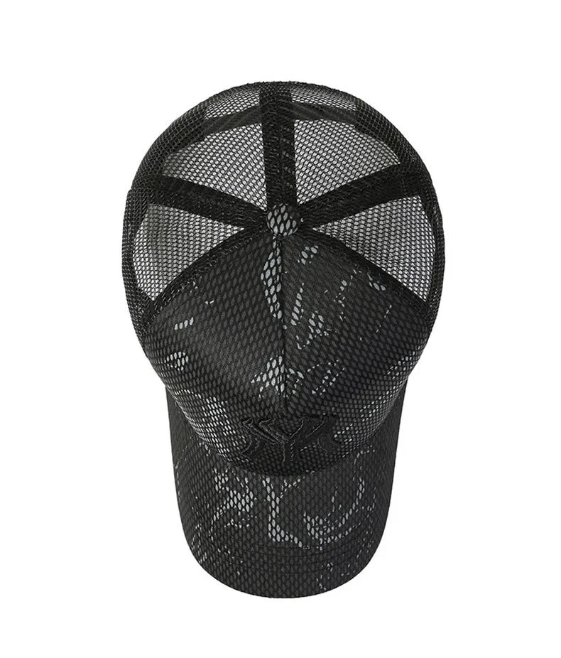 New Summer Hat Men's Letter Embroidery Versatile Couple Sunscreen Sunshade Baseball Cap Sports Tennis Hat Travel Cap Men