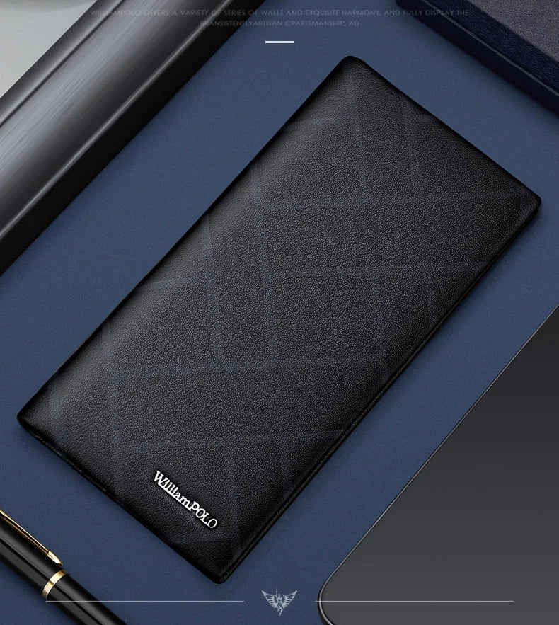 💼 Genuine Leather Men’s Wallet – High-End Style Meets Everyday Functionality