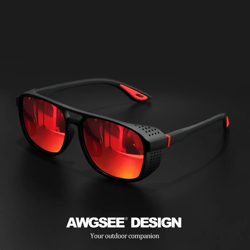 🕶️ Professional Sports Sunglasses – Polarized Windproof UV400 Protection for Cycling, Running & Outdoor Adventures