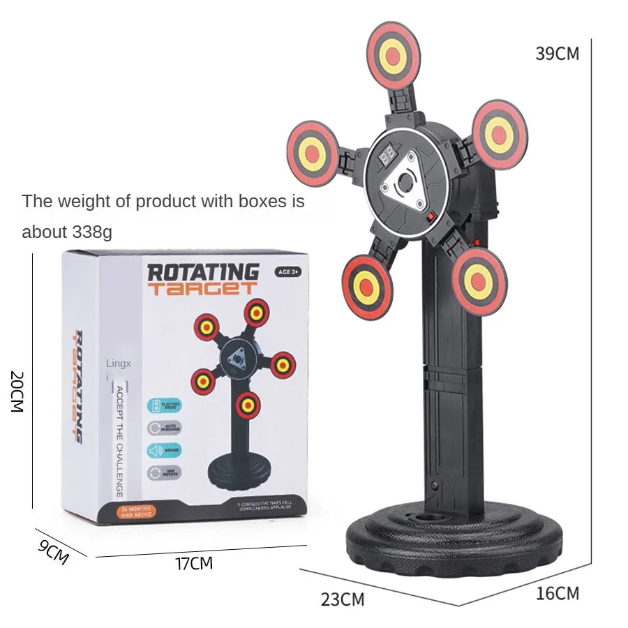 Auto-Reset Electric Target For Guns Desktop games Shooting competition party game scoring Practice Target for kids adult gifts