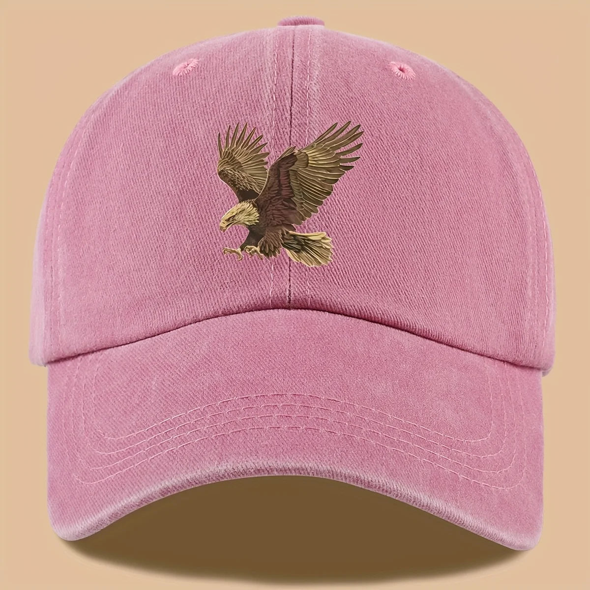 🧢 Eagle Printed Adjustable Baseball Cap – Style Meets Comfort for Every Adventure!