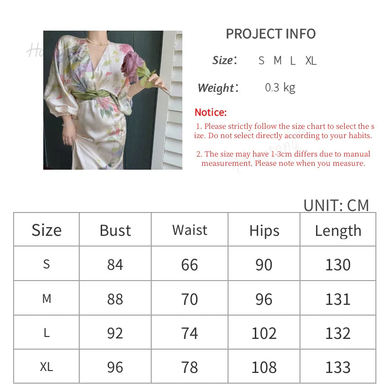 🌸 Horetong Retro Elegant V-Neck Maxi Dress – Where Vintage Charm Meets Modern Grace