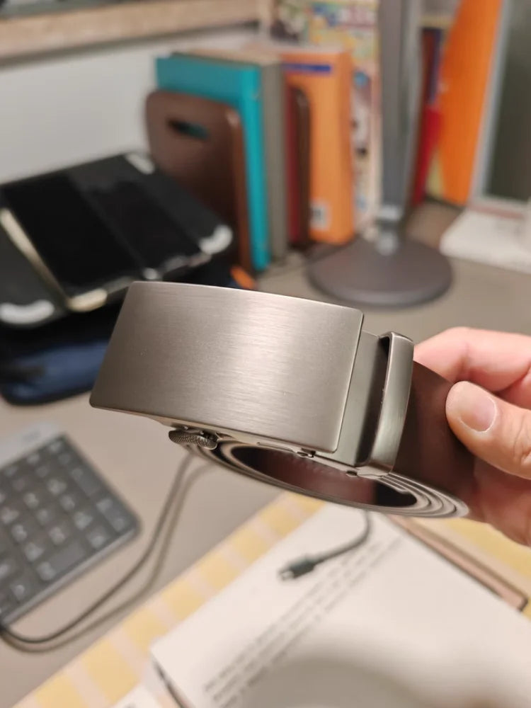 🏆 High-Quality Genuine Leather Belt for Men – Adjustable & Stylish