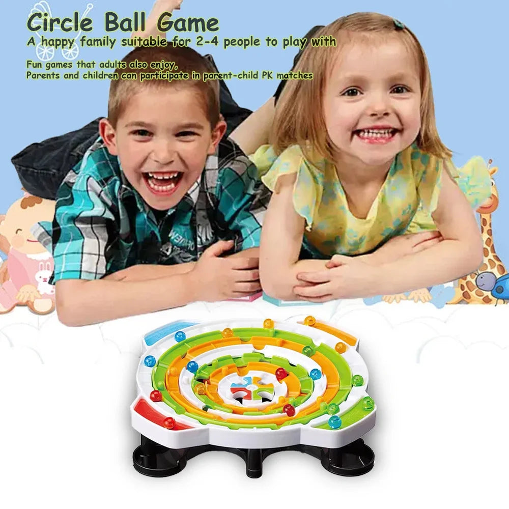 Round Ball Games Parent-child Interactive Puzzle, Line Strategy Board Logical Thinking Training Toy, Children's Birthday Gift
