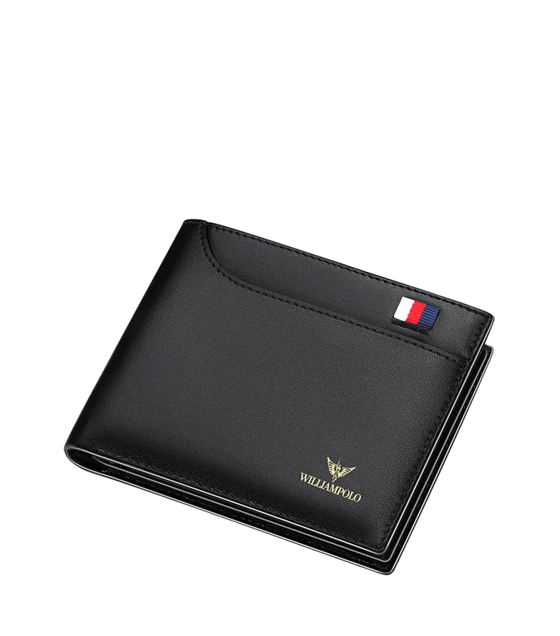 💼 Men’s Genuine Leather Wallet – Slim, Stylish & Built for Success